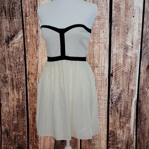 Parker Size Small 100% Silk Strapless Dress